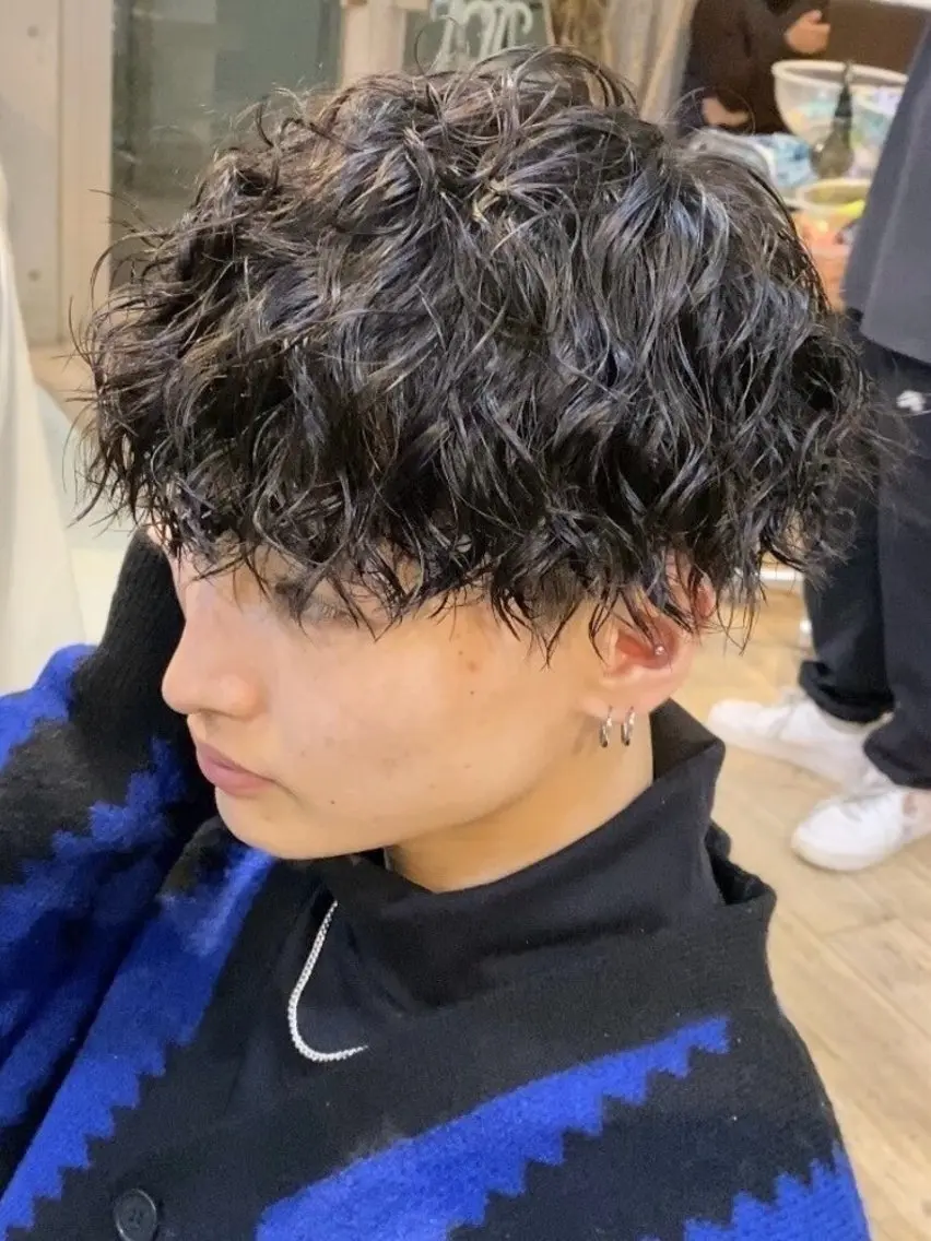【メンズ】✂️🌀カット➕スパイラルorツイストスパイラルパーマ✂️🌀の写真