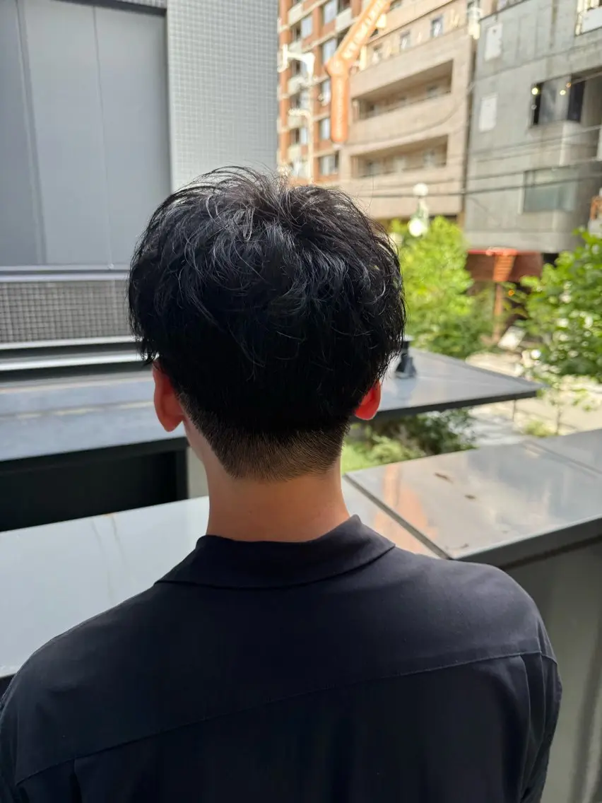 メンズ カット 河野 悠のヘアスタイル