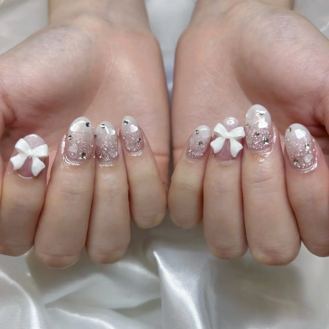 ネイル ハンドネイル YURIN 𓈒ㅤׂ 𝜗𝜚のネイルデザイン