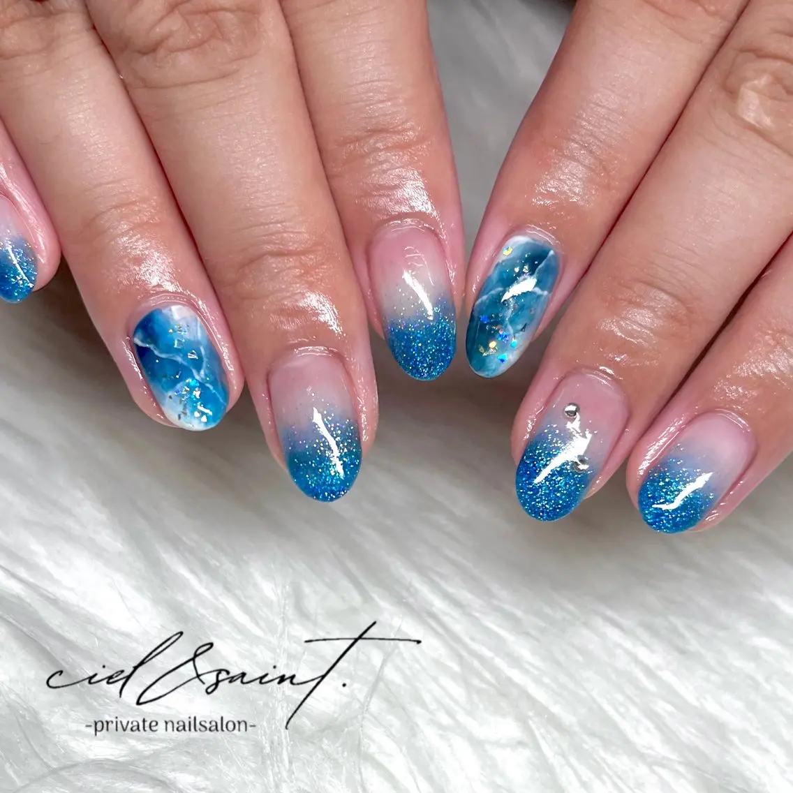 ネイル ハンドネイル nail salon ciel&saintのネイルデザイン