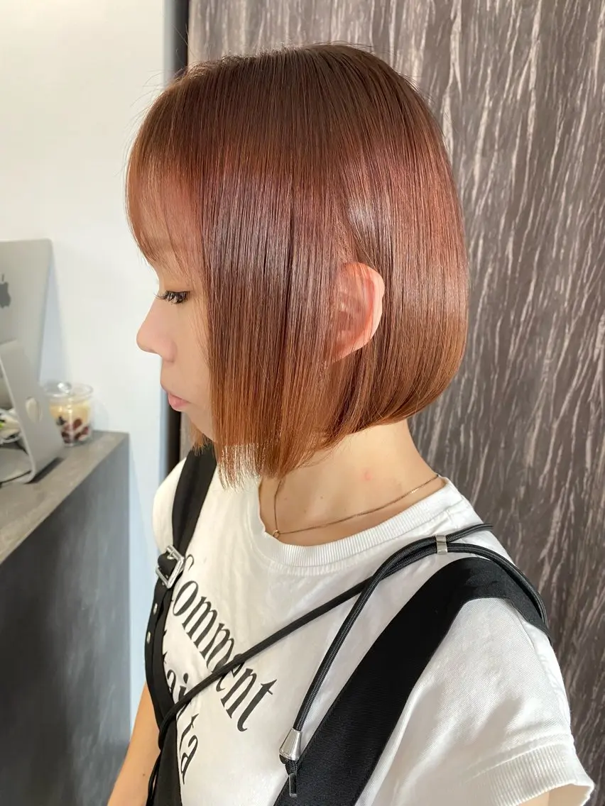 ブリーチなしダブルカラーの写真