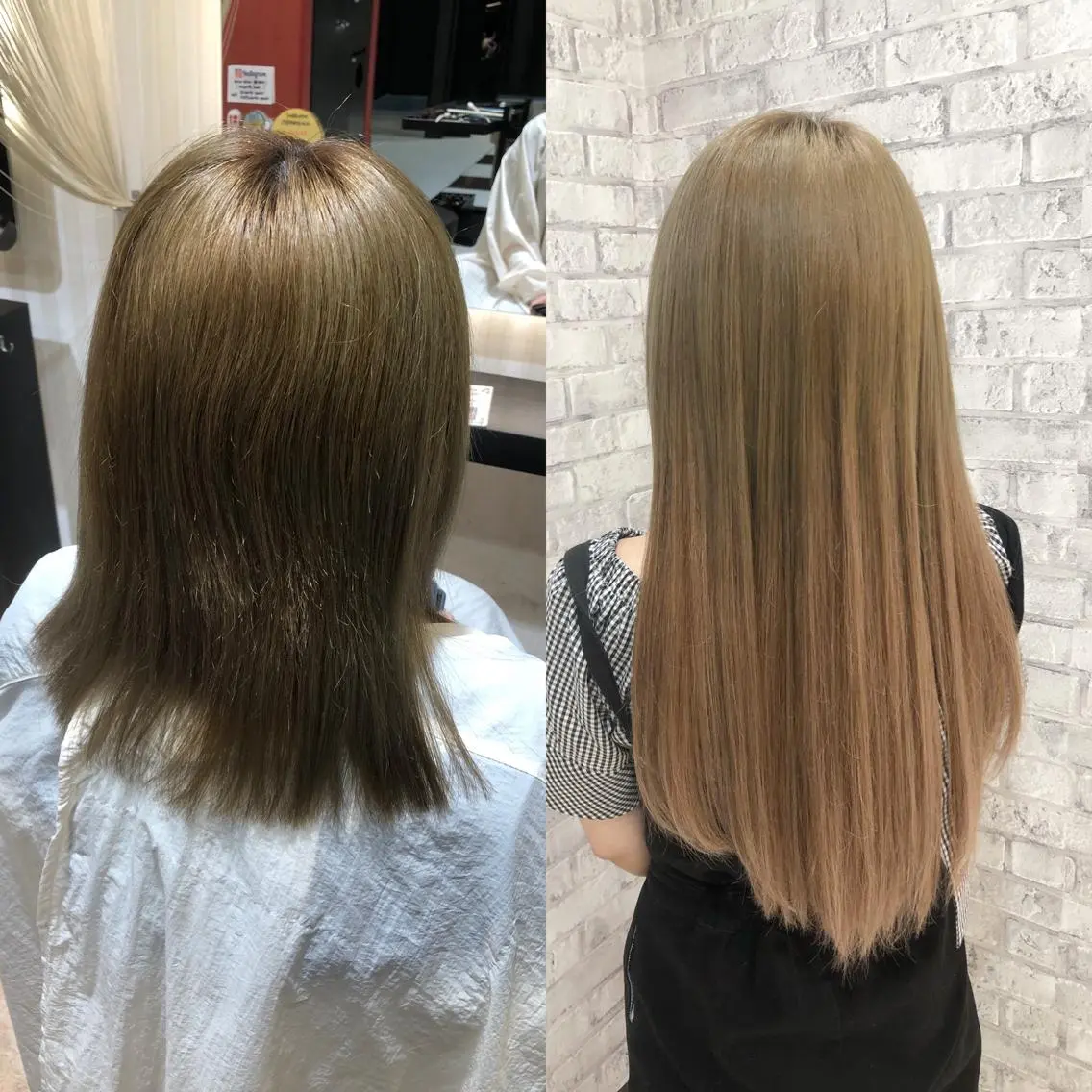 ミディアム カラー ヘアアレンジ シールエクステ エクステ 秋山 幸太のヘアスタイル
