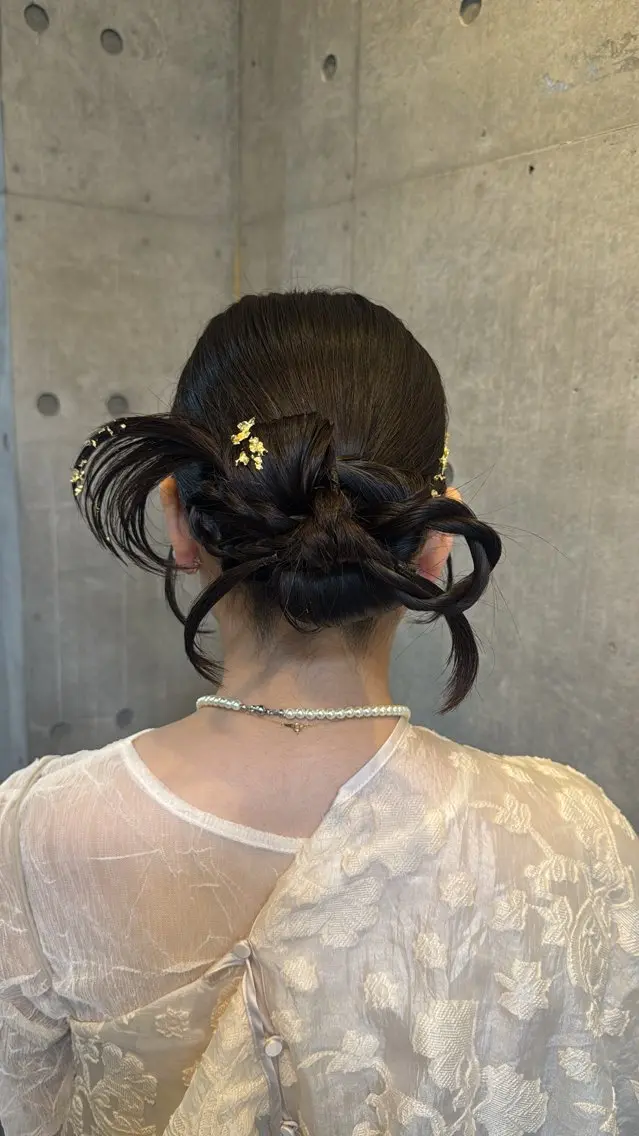 ヘアアレンジ ヘアセット 6/29まで 💐🤍理保のヘアスタイル