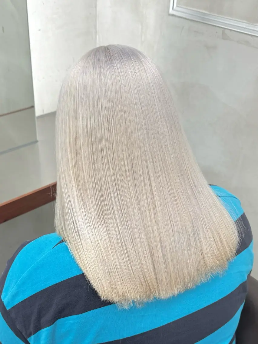 ロング カラー カット ヘアカラー トリートメント ブリーチ　ハイトーン 特化🌈フジタハルキのヘアスタイル