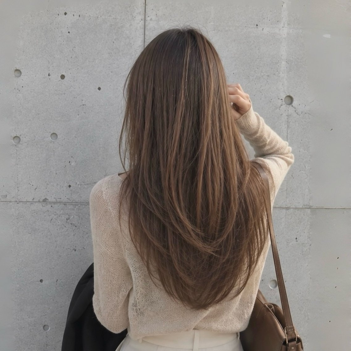 ロング ロングレイヤー 韓国風ヘア レイヤーカット ロング ローレイヤー 《期間限定価格》 ロングレイヤー✂️のヘアスタイル