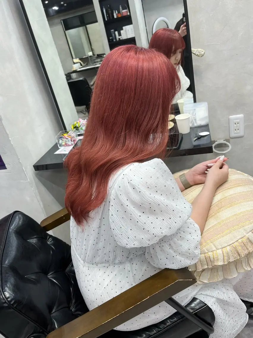 セミロング 当日予約OKカット モデル濱川響太のヘアスタイル