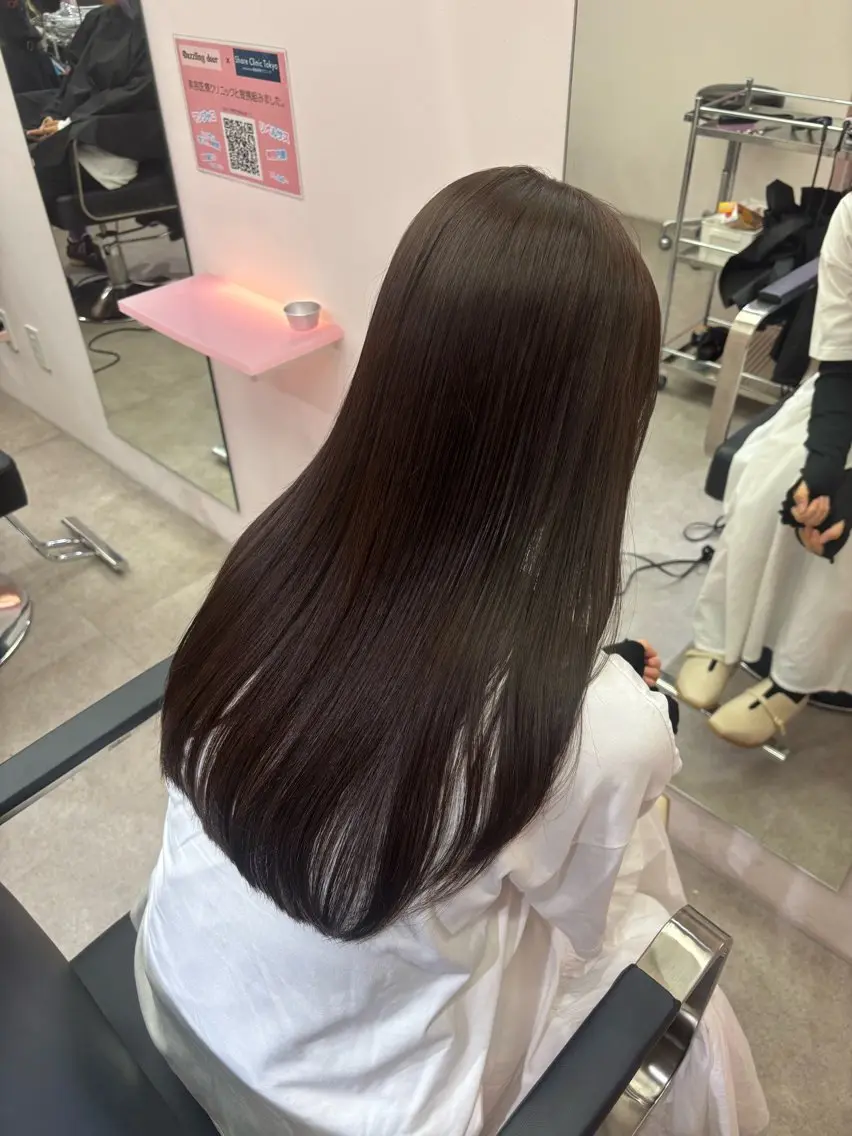ロング カラー ヘアカラー 田中麻鈴/ハイトーン /ミルクティーのヘアスタイル