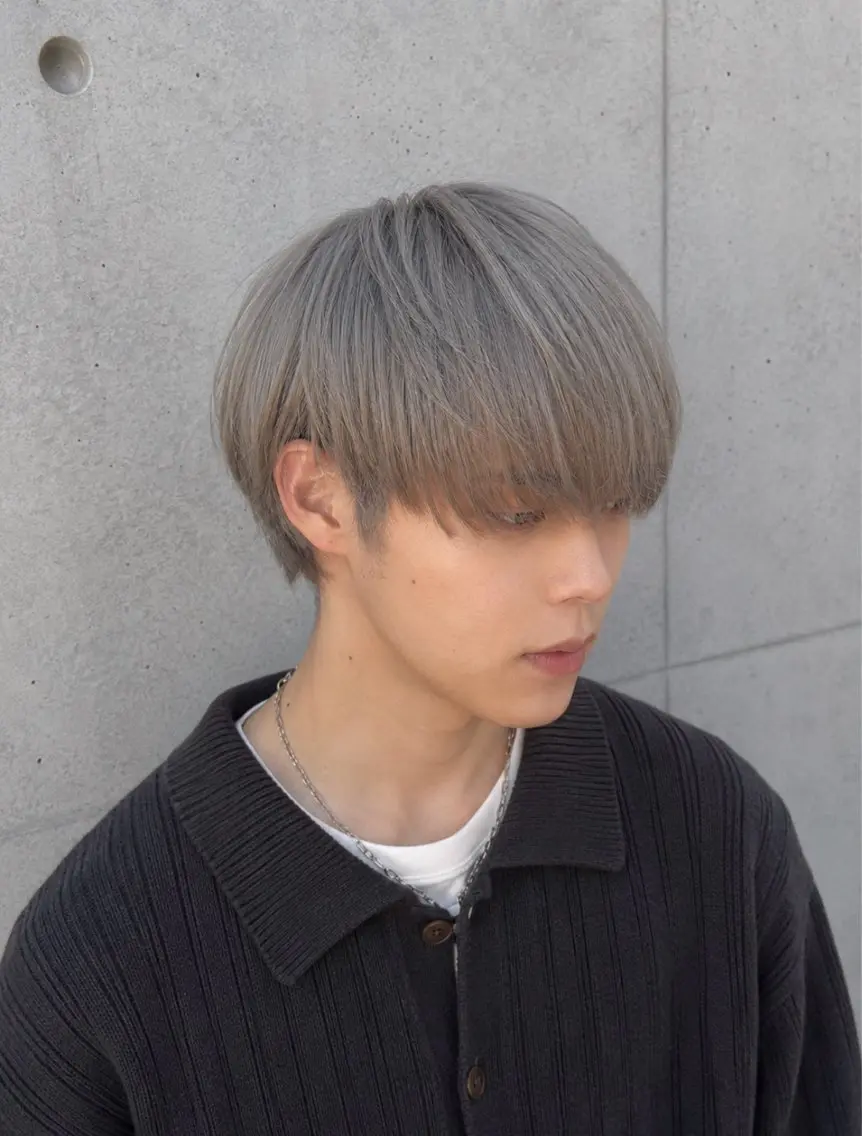 ショート カラー メンズ カット ヘアカラー トリートメント 似合わせ×ケア 質感🫧シオンのヘアスタイル