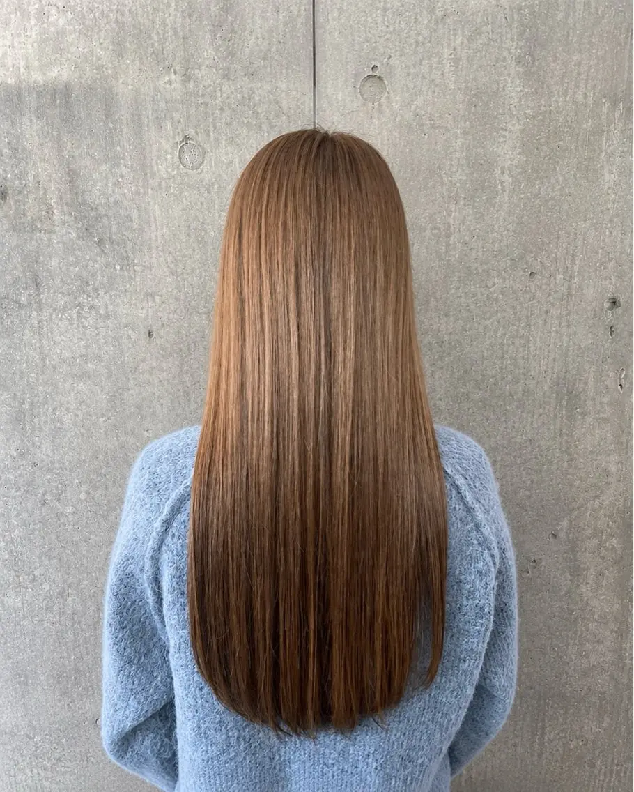 ロング カラー ベージュカラー カット ヘアカラー トリートメント 萩原 凌✄のヘアスタイル