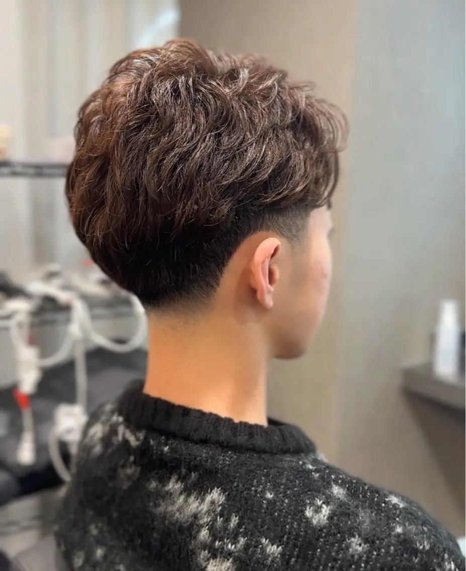 ショート カット パーマ 村井隆仁/上品/ 海外風/栄/矢場町のヘアスタイル