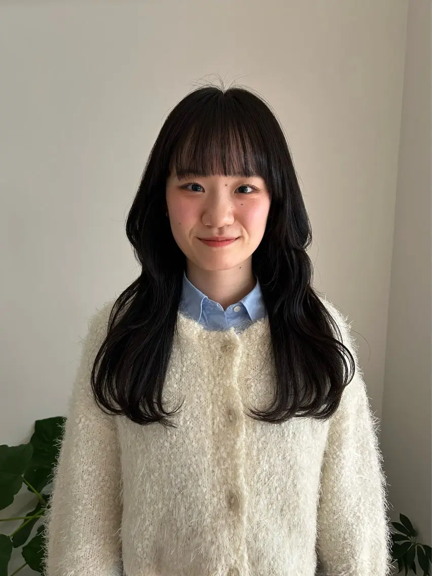 ロング FILMS haru 暖色/ぱつっとbobのヘアスタイル
