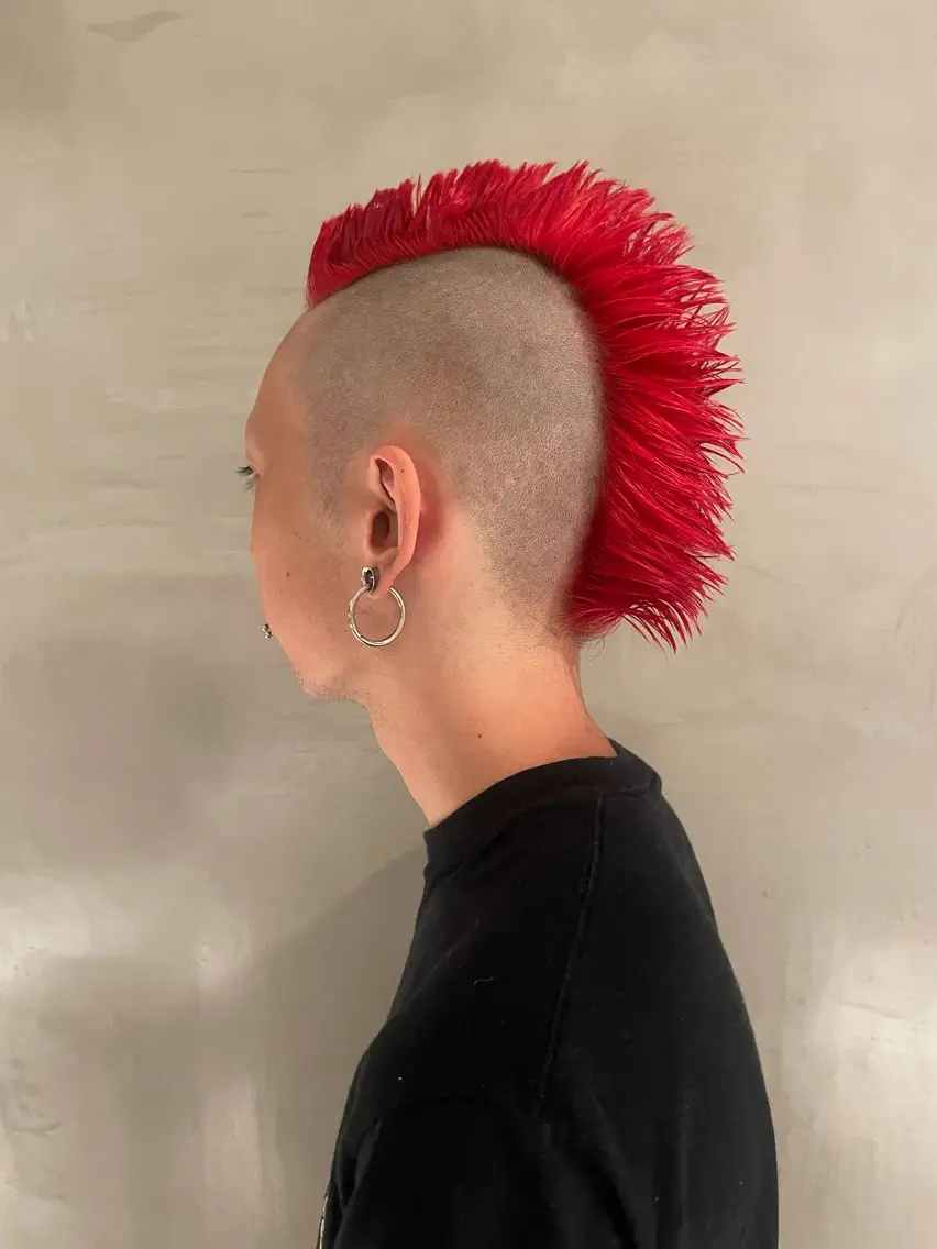 カラー メンズ ブリーチ✧︎デザイン ゆうのヘアスタイル