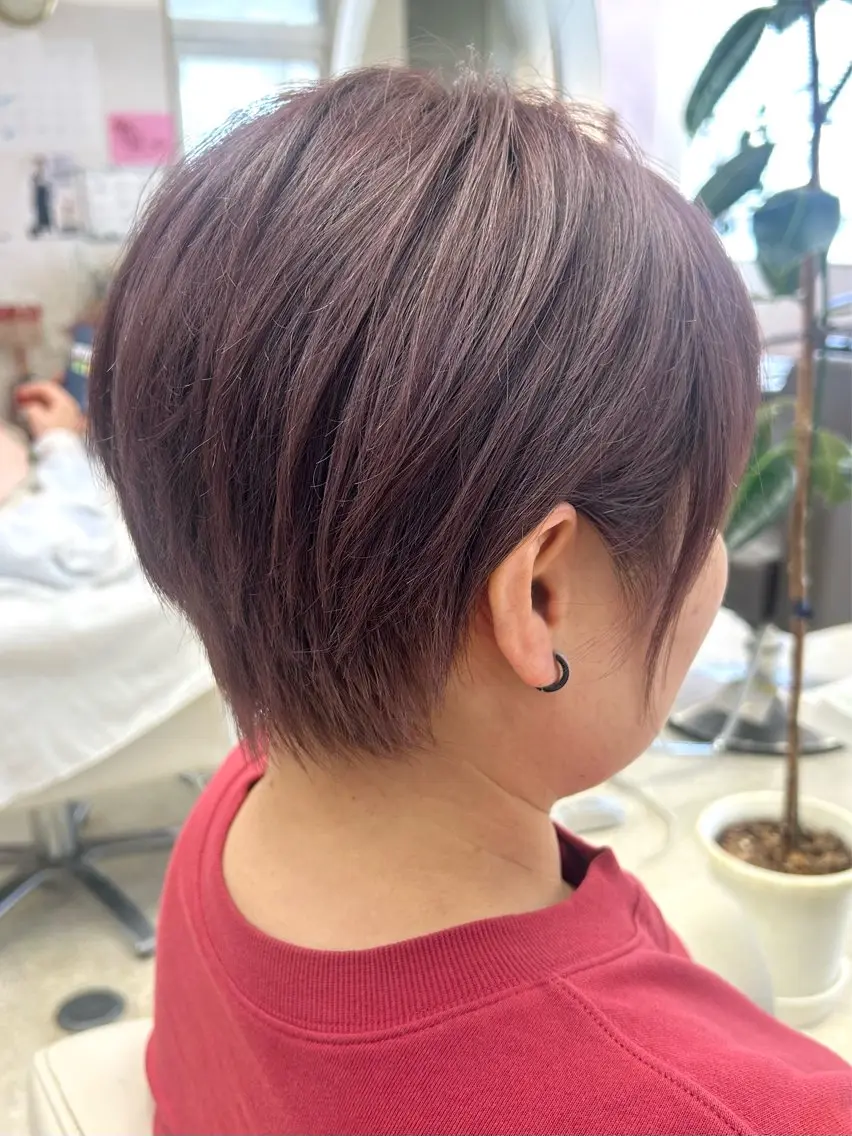 ショート ヘアカラー 武田 悠生乃のヘアスタイル