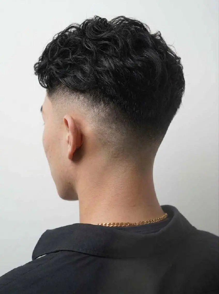パーマ メンズ ショート フェードカット カット パーマ メンズ特化💈/ 長谷川翼のヘアスタイル