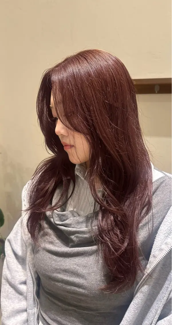 ロング カラー ブリーチ ダブルカラー ラベンダーカラー ブリーチなしカラー ピンクカラー カット ヘアカラー 🎀 RUNA🎀のヘアスタイル