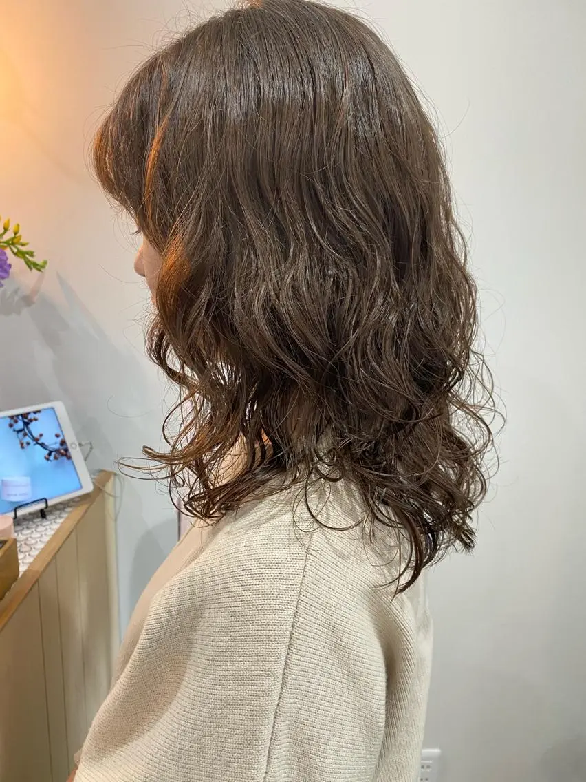 カット➕スーパーダメージレスデジタルパーマ➕スパ➕超音波ヘアケアの写真