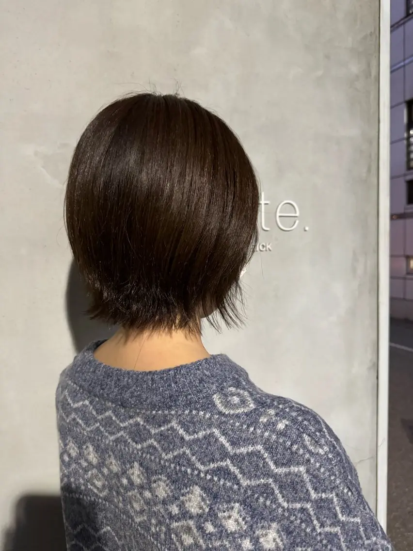 ショート 顔周りカット miyu .のヘアスタイル