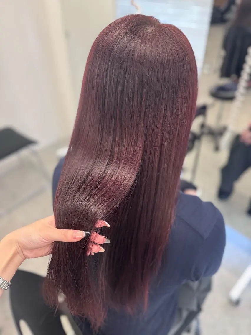 ロング カラー ヘアカラー トリートメント 透明感カラー/ chinatsuのヘアスタイル
