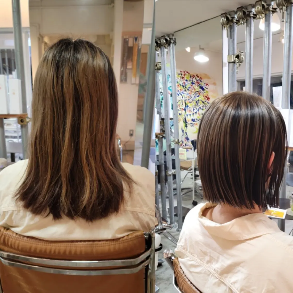 ミディアム パーマ カラー ミディアムパーマ 髪質改善 ストレートパーマ coii コイ【原宿/表参道】のヘアスタイル