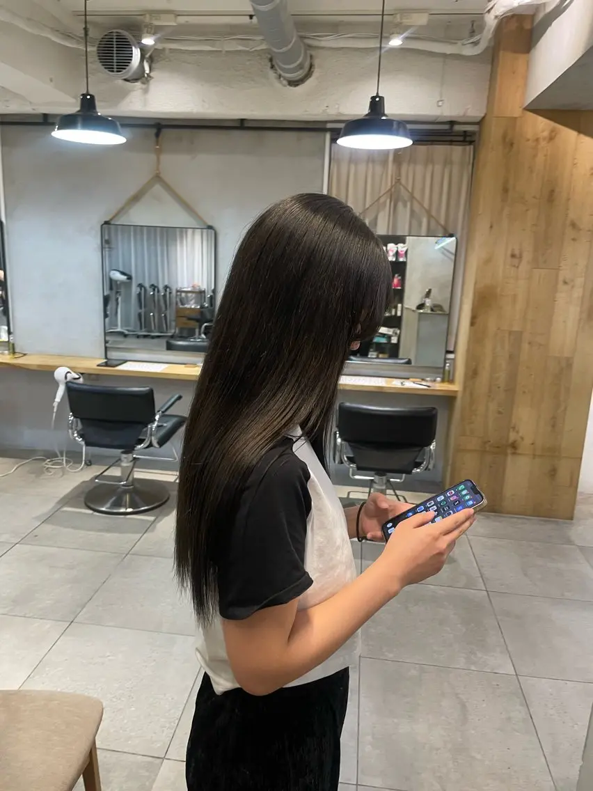 カラー ヘアカラー とば みゆうのヘアスタイル