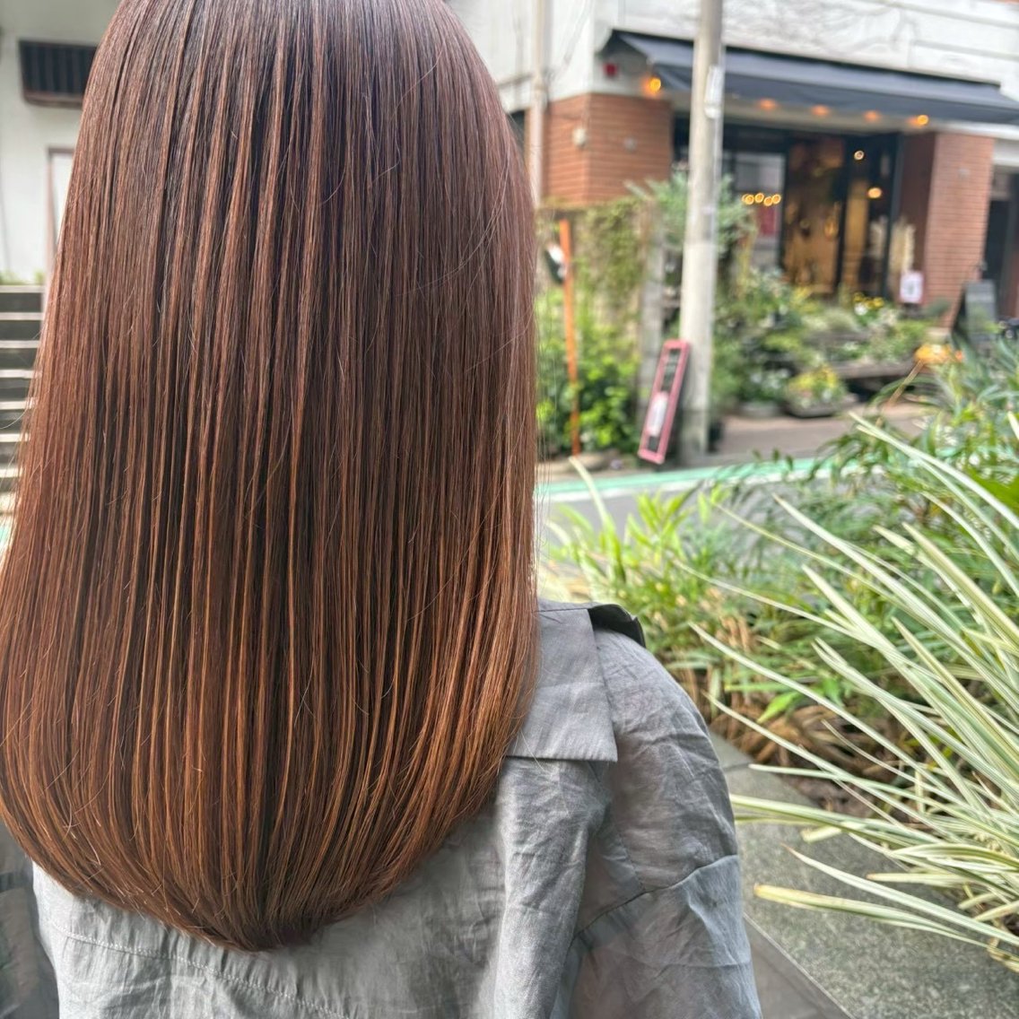 ロング 髪質改善 トリートメント 有村 梨桜のヘアスタイル