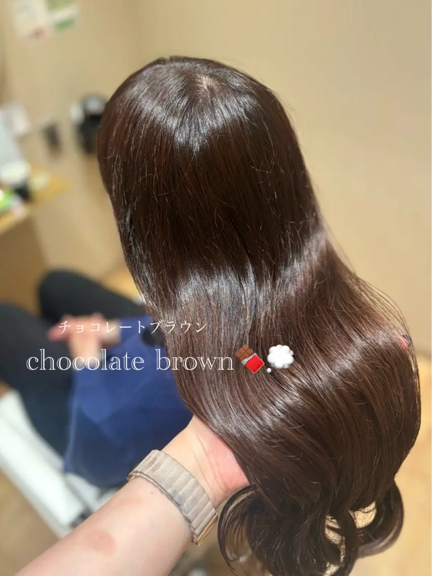 ロング カット ヘアカラー 中島愛佳🐥⸒⸒ 縮毛矯正/艶髪カラーのヘアスタイル