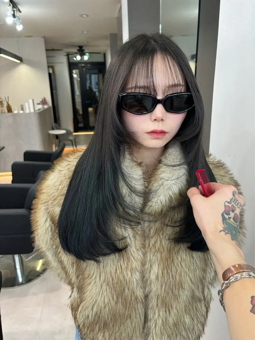 [髪が根本的に綺麗になる✨]カラー+バイカルテトリートメント+カットの写真