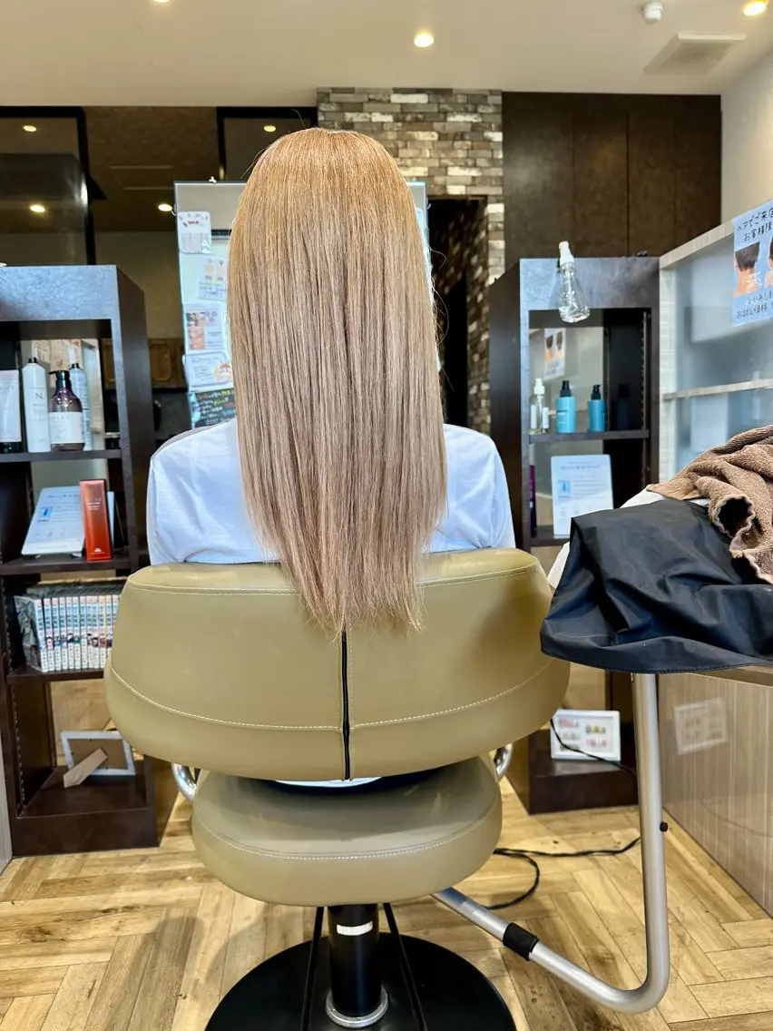 ロング カット ヘアカラー arl 豊田店のヘアスタイル