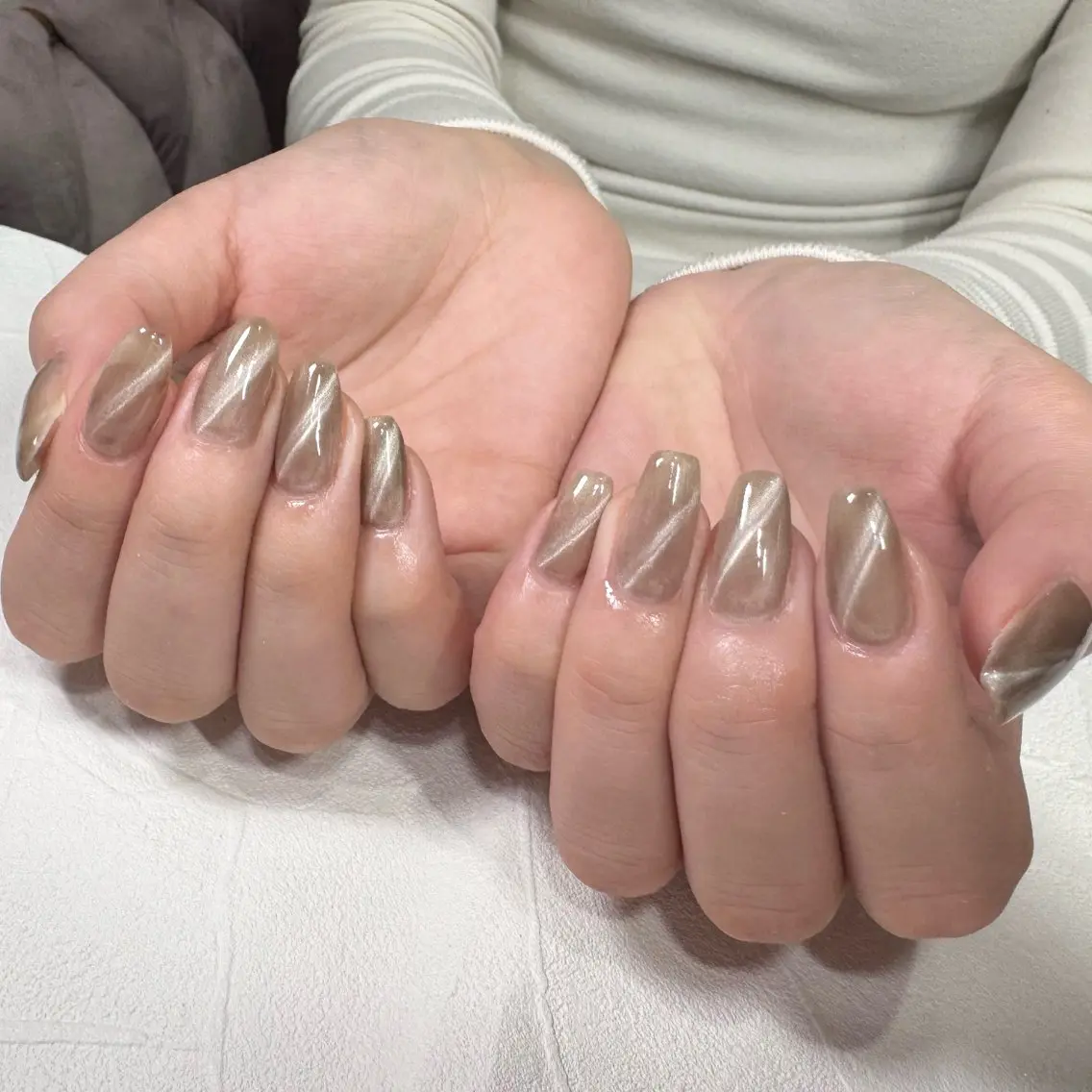 ネイル マグネットネイル RIEKO🍒 ワンホン♡推しネイルのネイルデザイン