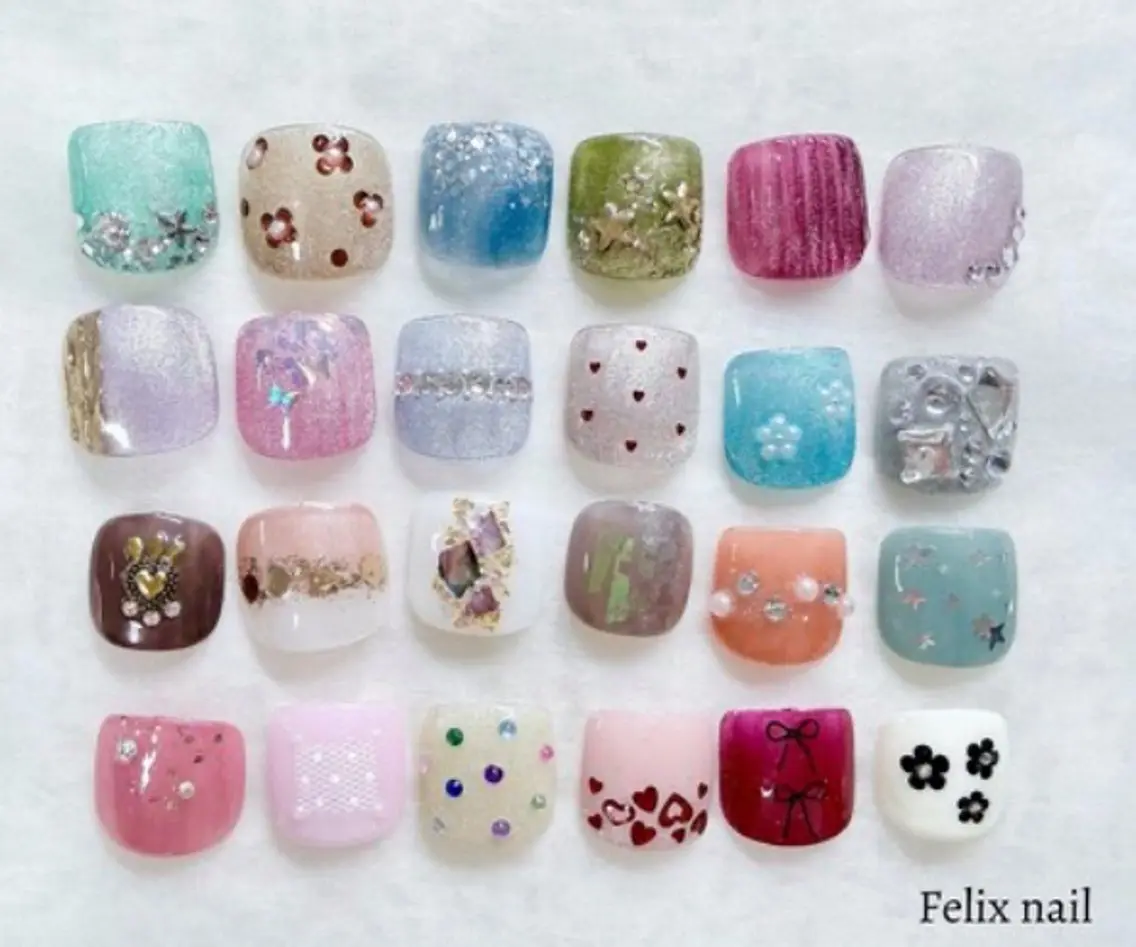 ネイル フットネイル Felix nail Aya🍬のネイルデザイン