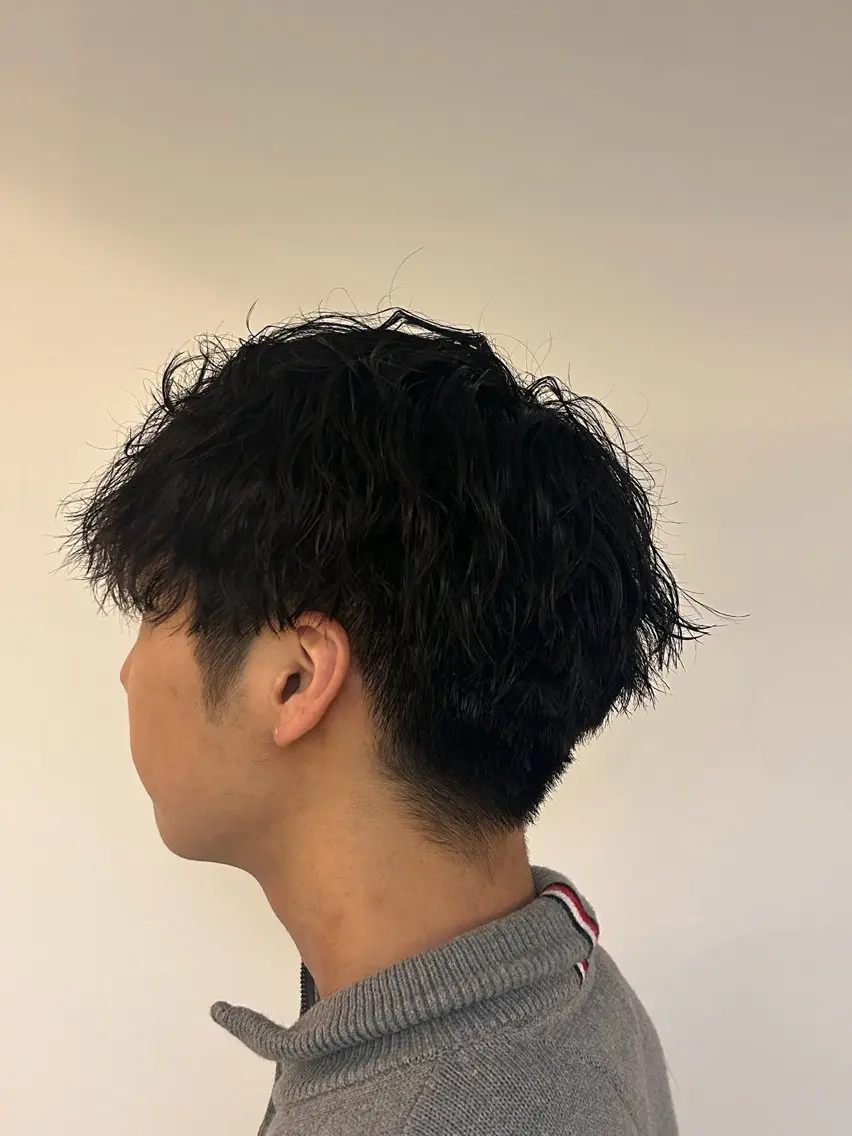 ショート カット パーマ モデル募集🌷/ 艶カラー/大谷李緒奈のヘアスタイル