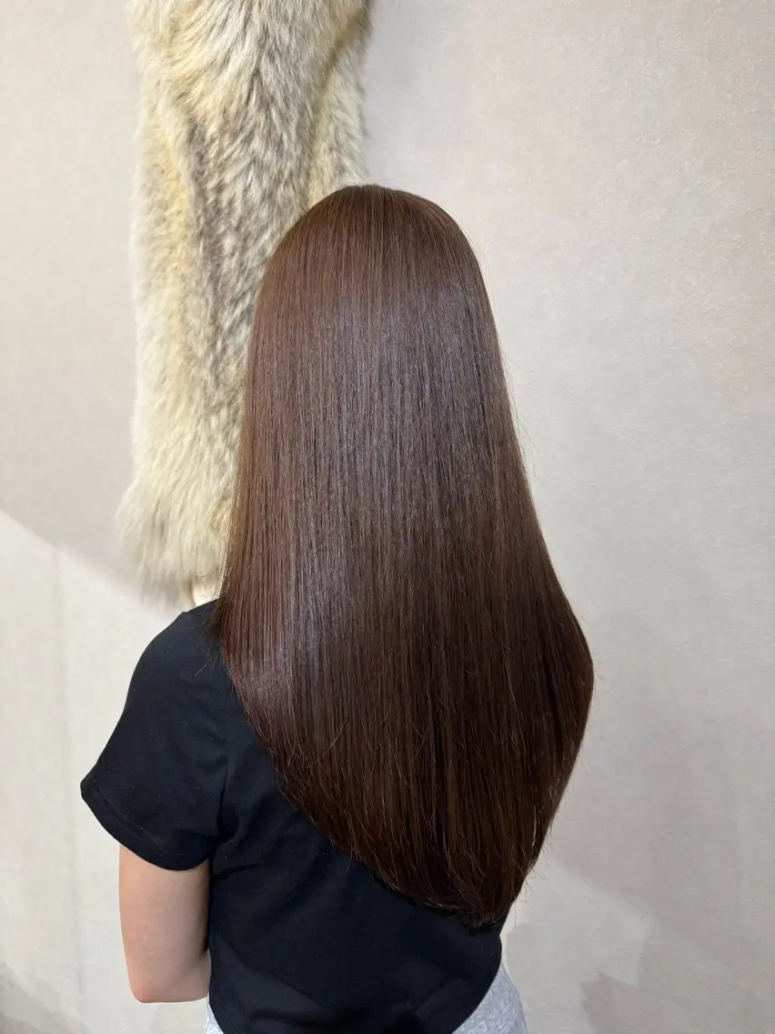 ロング ヘアカラー 永野 いずみのヘアスタイル