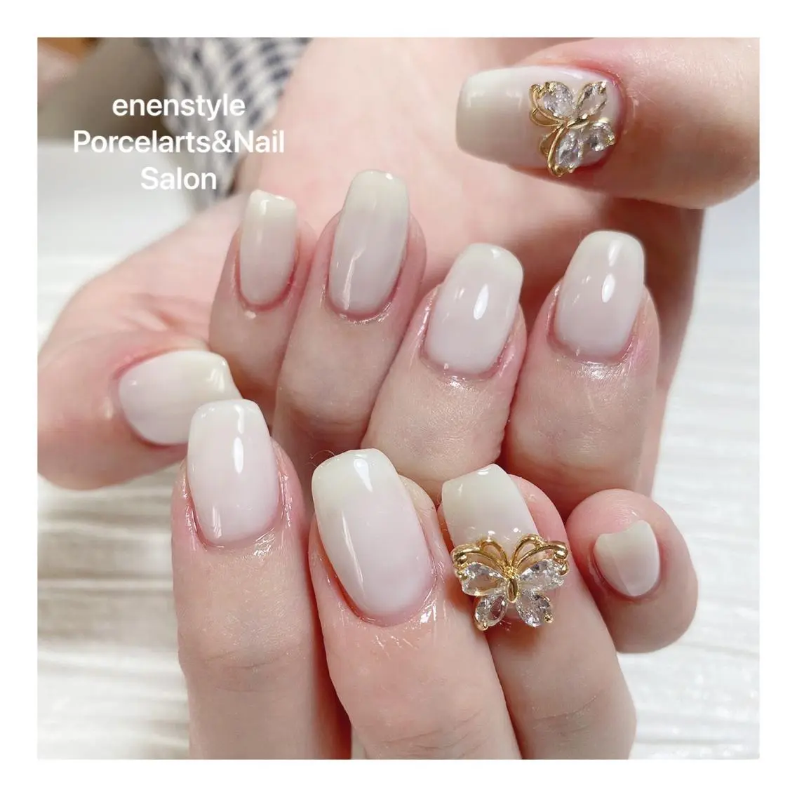 ミディアム ネイル 🐾enen style 🐾のネイルデザイン