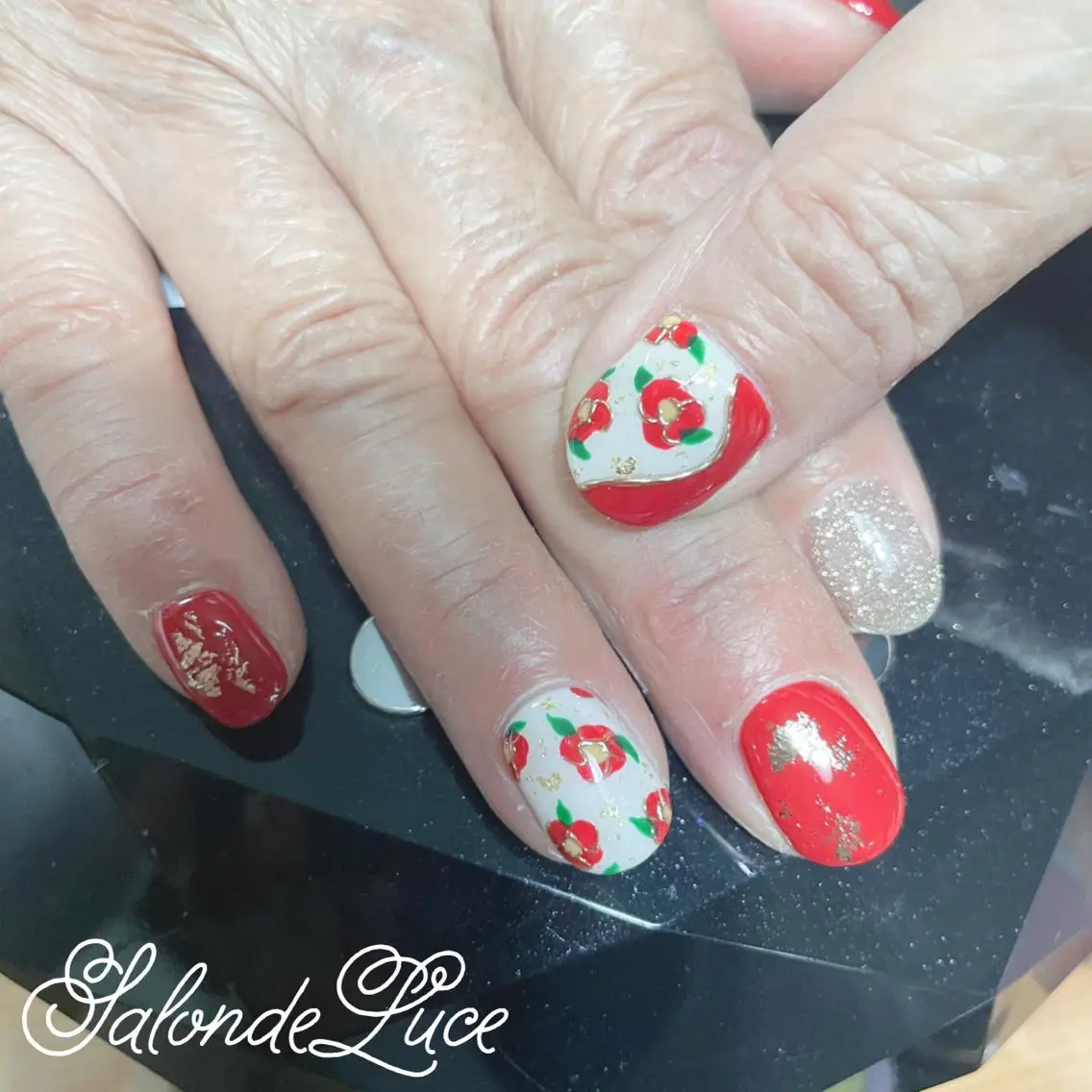 ネイル 成人式 Salon de Luceのネイルデザイン