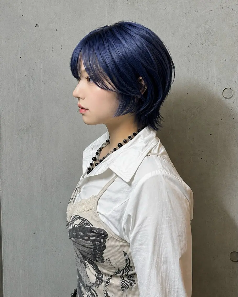 ショート ヘアカラー shiga mariaのヘアスタイル