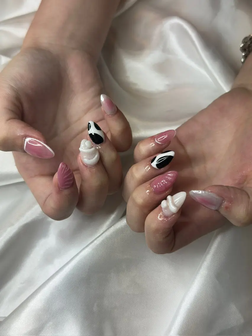 ネイル 持ち込み ハンドネイル ラックスセカンド ネイリストのネイルデザイン