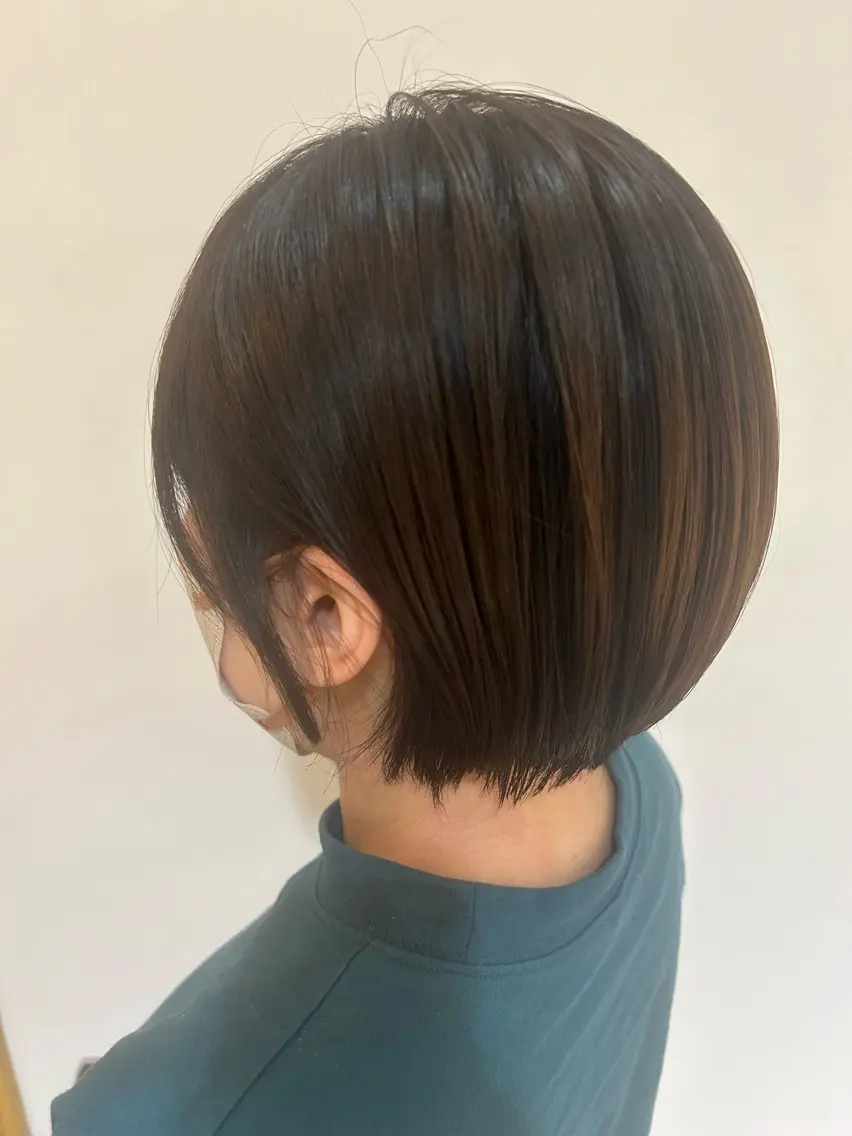 ショート 丸みショート ショートヘア ササキ カノンのヘアスタイル