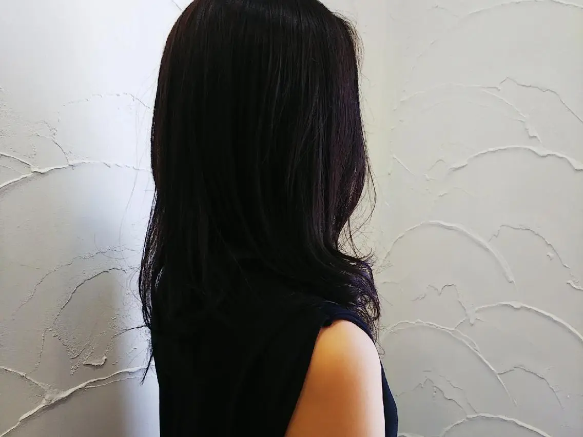 ロング カラー アッシュ 髪質改善&白髪ぼかし カラー♡店長みやけ♡のヘアスタイル
