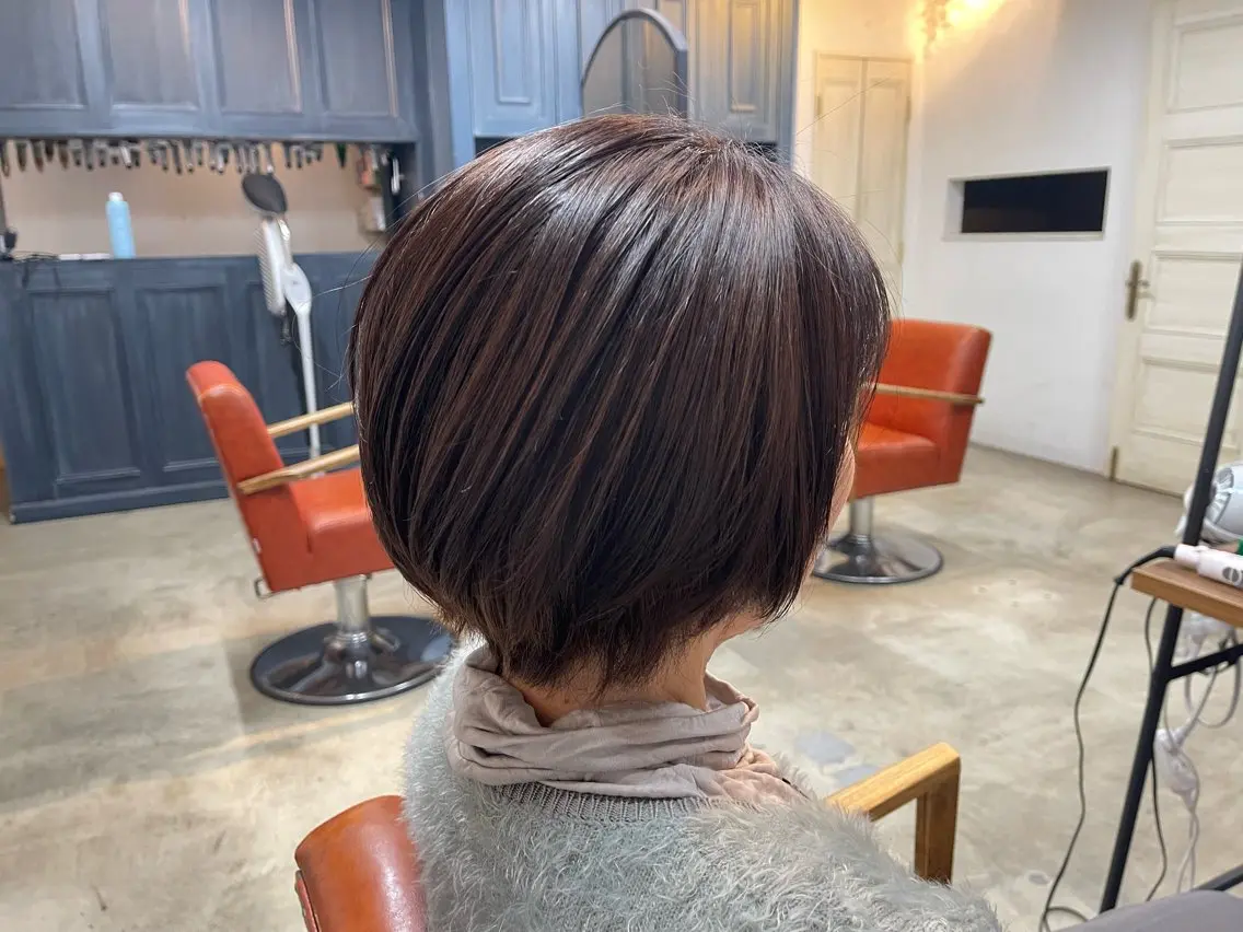 カラー ブラウンカラー ナチュラルブラウン ヘアカラー カラーモデル募集ෆ SAEのヘアスタイル
