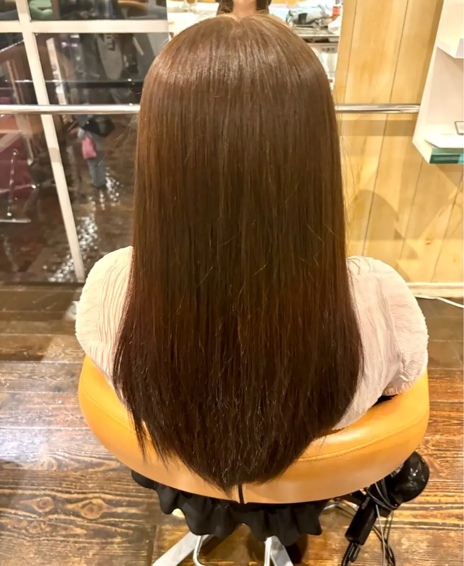 ロング カラー ブラウンカラー luxbe /アシスタント るなのヘアスタイル