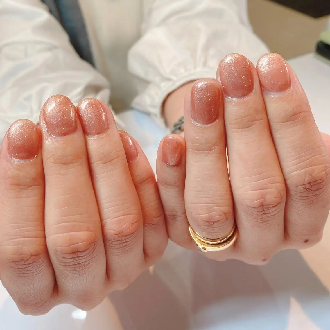 【オフなし】 ニュアンスワンカラーorラメグラデーション Hand Gel 平日¥5000/土日祝¥5500の写真