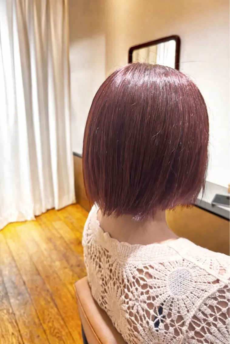 カラー CLAPSコハク モデル募集のヘアスタイル