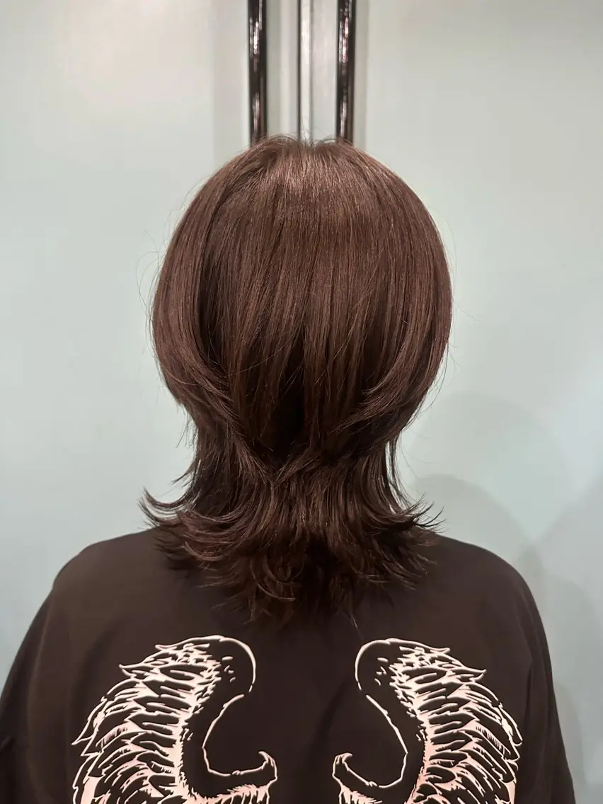 ミディアム ウルフカット リンクスハート YUKAのヘアスタイル