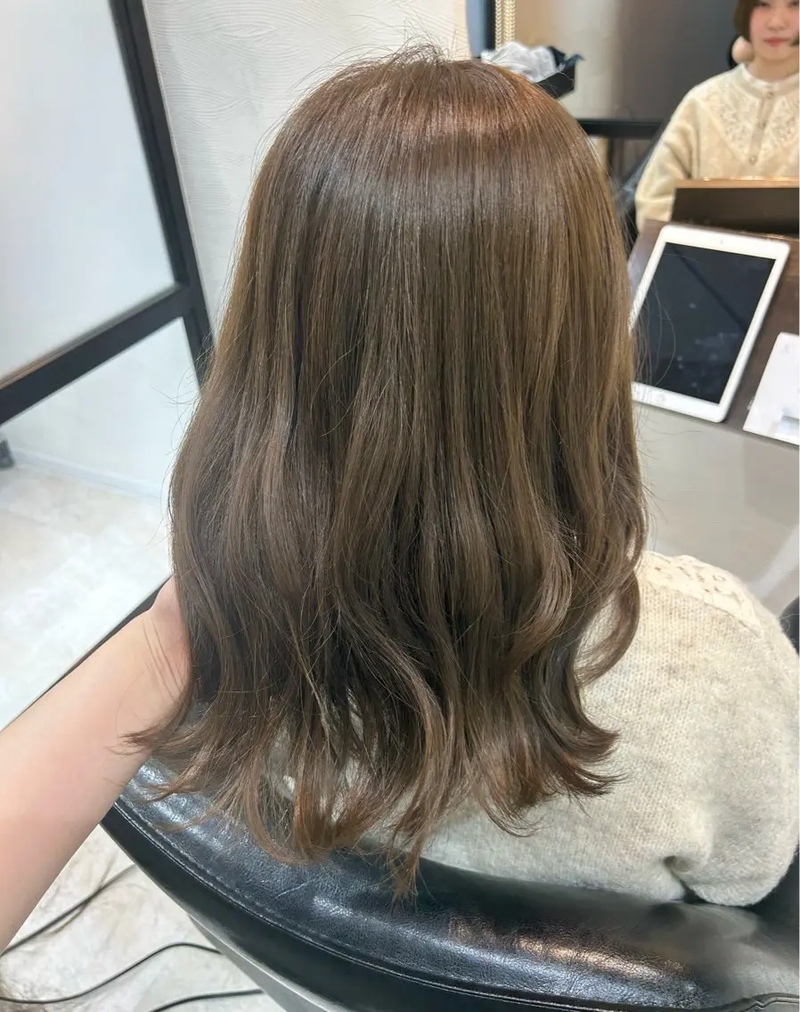 ミディアム カラー 🤍透明感/韓国風 🤍サクラギヒトミのヘアスタイル
