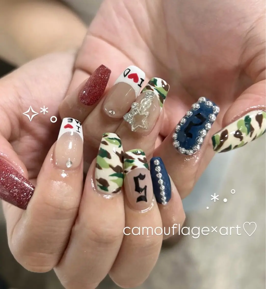 ネイル ハンドネイル .*･ﾟCHAM NAIL✧︎*。のネイルデザイン