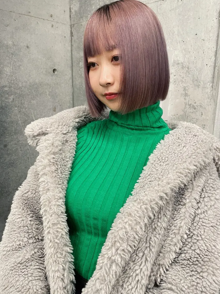 ショート カラー ボブ カット ヘアカラー トリートメント センスをお届けします 大谷将生infpのヘアスタイル