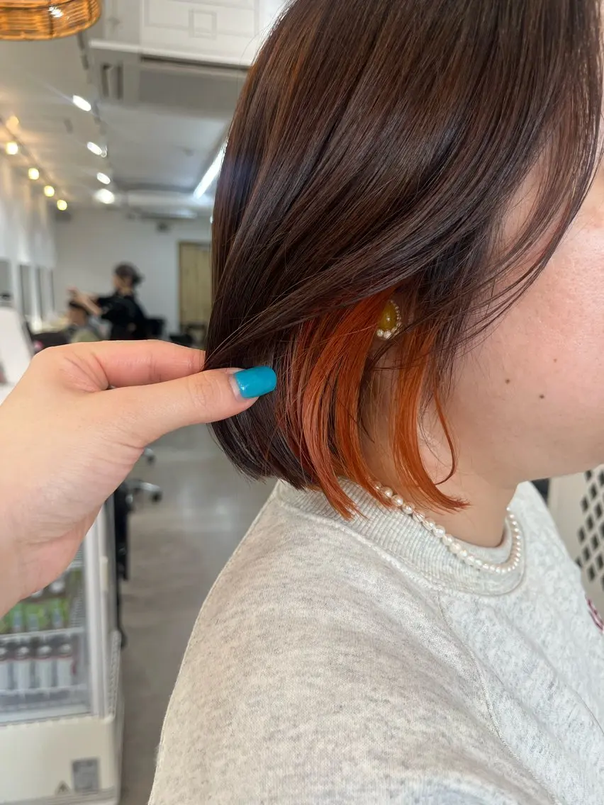 ショート カラー カット ヘアカラー トリートメント 🌼sunc HINAMI🌼のヘアスタイル