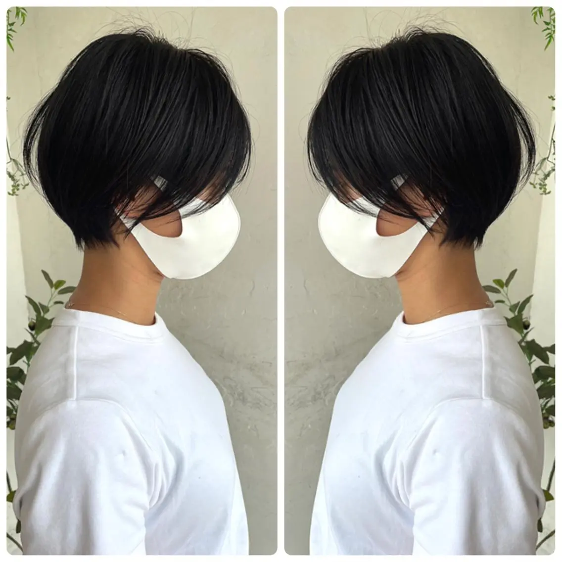 ショート カラー ショートボブ ハンサムショート 丸みショート デザインカラー ハイライトカラー カット ヘアカラー 京都大人女性ショート 徒歩1分/秋山のヘアスタイル