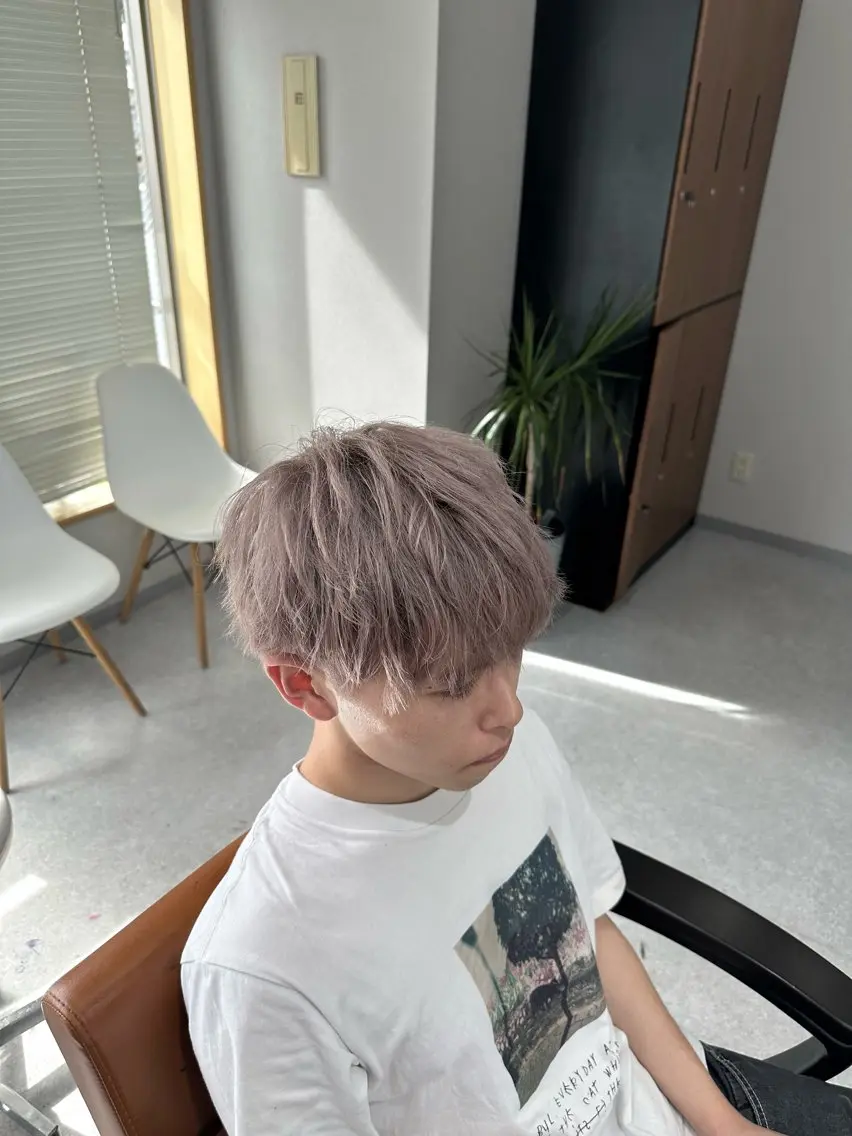 メンズ ヘアカラー 中島 大聖のヘアスタイル