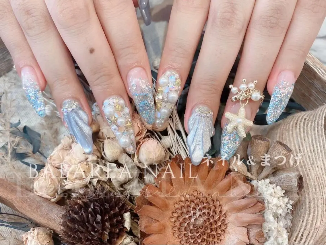 ネイル ラメ(グリッター) Babarla Nailのネイルデザイン